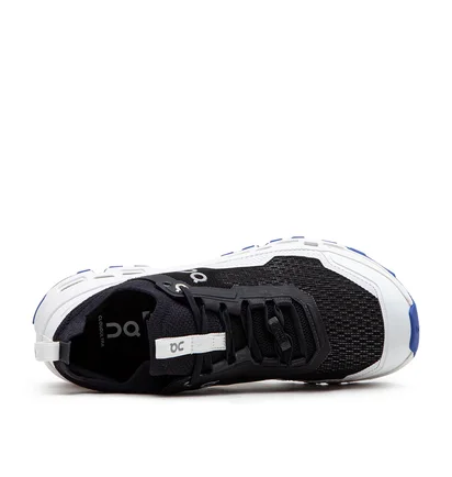 On WMNS Cloudultra 2 (Schwarz / Weiß / Blau)