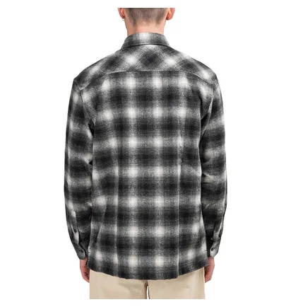 Carhartt WIP L/S Halleck Shirt (Schwarz / Weiß)