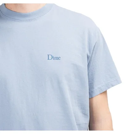 Dime Classic Embroidered T-Shirt (Hellblau)