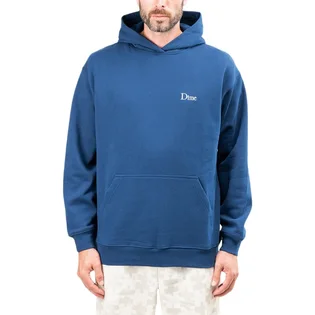 Dime Classic Small Logo Hoodie (Blau)