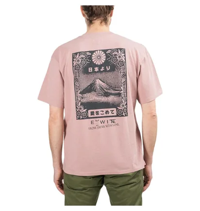 Edwin From MT Fuji TS Cotton Single Jersey (Pfirsich)
