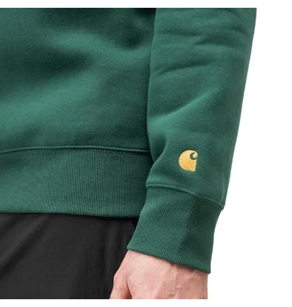 Carhartt WIP Chase Sweatshirt (Grün / Gold)