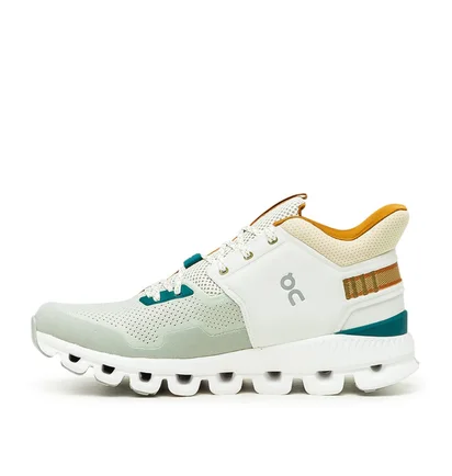 On Cloud Hi Edge (Weiß / Beige / Grün)