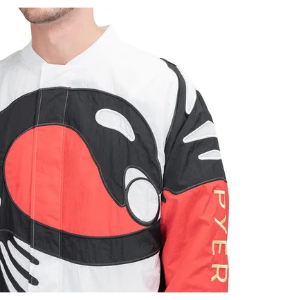 Reebok X Pyer Moss Sankofa Bomber (Weiss / Rot / Schwarz)