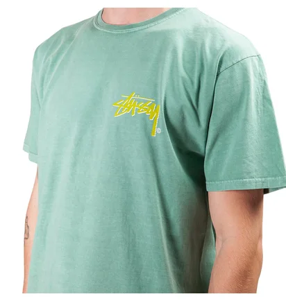 Stüssy Stock C. Pig Dyed Tee (Grün)