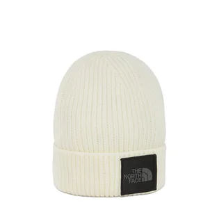 The North Face Lunar Voyage Logo Box Cuff Beanie (Weiß)