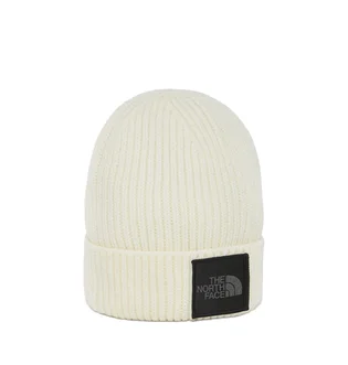 The North Face Lunar Voyage Logo Box Cuff Beanie (Weiß)