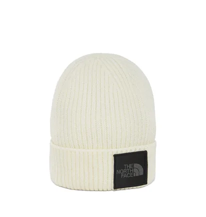 The North Face Lunar Voyage Logo Box Cuff Beanie (Weiß)