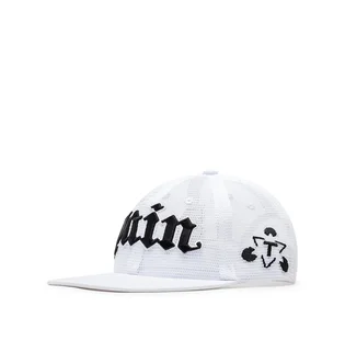 The Trilogy Tapes TTT Pain All-Over Mesh Trucker 6-Panel (Weiss)