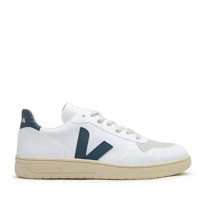 Veja V-10 CWL (Weiß / Navy)