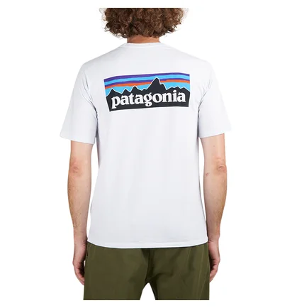 Patagonia P-6 Logo Responsibili-Tee (Weiß)