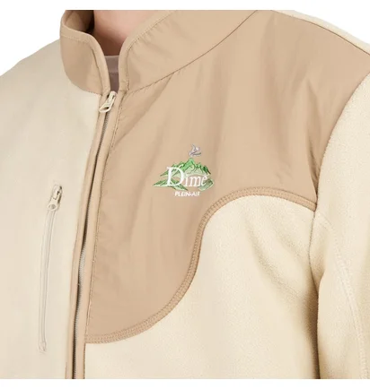 Dime Plein-Air Polar Fleece Jacket (Creme)