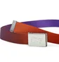 Dime Desert Leather Belt (Braun / Lila)