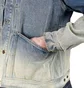 Dime Denim Jacket (Blau / Weiss)