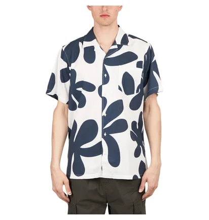 Edmmond Studios Alice Short Sleeve Shirt (Navy)