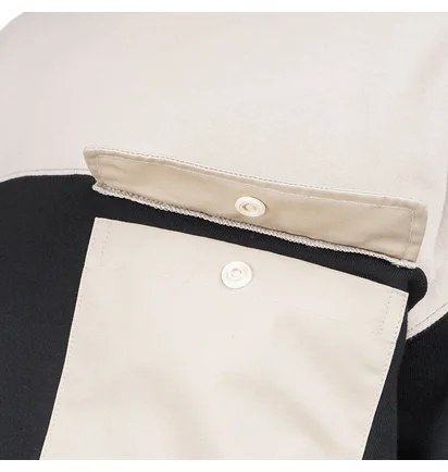 Neighborhood Yoke /C-Crewneck (Schwarz / Cream)