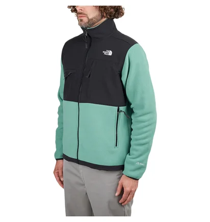 The North Face Denali Jacket (Schwarz / Grün)