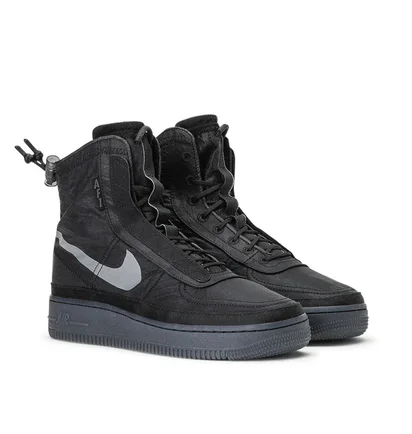 Nike WMNS Air Force 1 Shell (Schwarz)