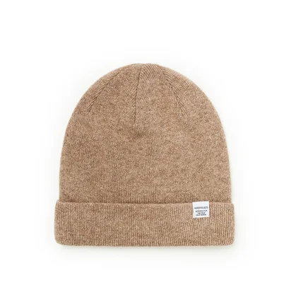 Norse Projects Light Wool Beanie (Khaki)