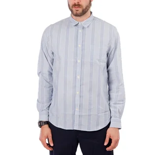 Norse Projects Osvald Seersucker (Blau)