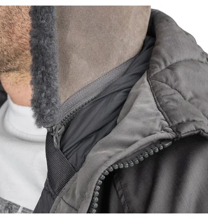 Stone Island Strech Wool Nylon-TC Down Jacket 'Ghost Piece' (Grau)