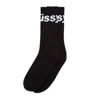 Stüssy Jacquard Logo Socks (Schwarz)