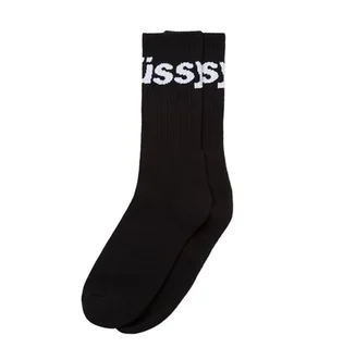 Stüssy Jacquard Logo Socks (Schwarz)