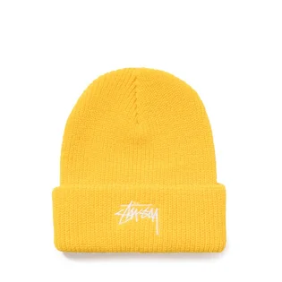 Stüssy Stock Cuff Beanie (Gold)