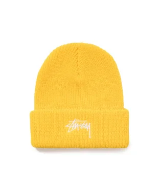 Stüssy Stock Cuff Beanie (Gold)