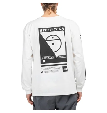 The North Face Steep Tech Longsleeve (Weiß)