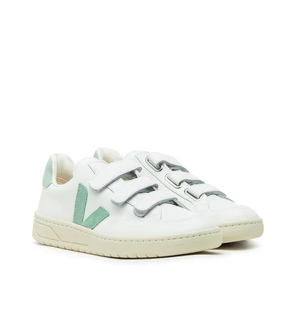Veja WMNS V-Lock Leather (Weiß / Mint)