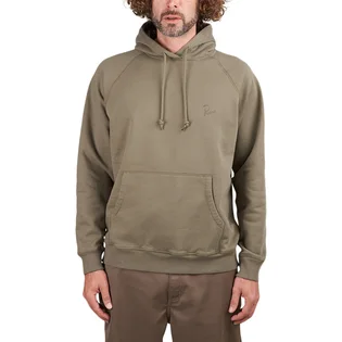 by Parra Script Logo Hooded Sweatshirt (Oliv)