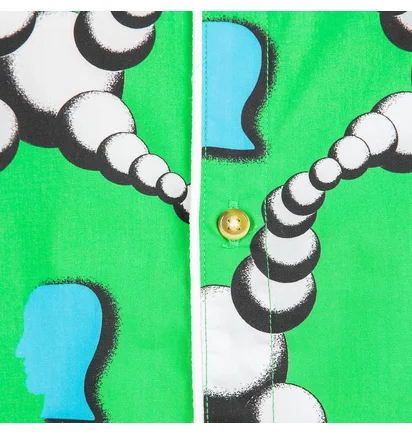 Brain Dead Bubble Pyjama Top (Grün)