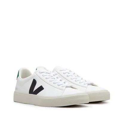 Veja WMNS Campo Chromefree Leather (Weiß / Schwarz / Grün)