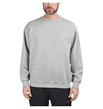 Dime Classic Small Logo Crewneck (Grau)