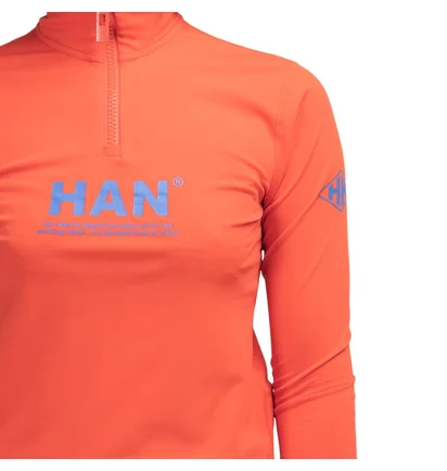 Han Kjobenhavn Half Zip Top (Rot)