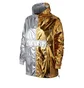 Nike WMNS NSW Metallic Jacket (Gold / Silber)