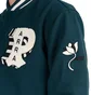 Parra Cloudy Star Varsity Jacket (Grün / Schwarz)