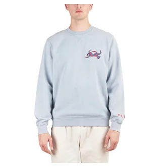 Parra Upside Dog Race Crewneck (Blau)