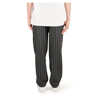 Pleasures Control Striped Easy Pants (Schwarz)