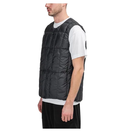 Snow Peak Recycled Middle Down Vest (Schwarz)
