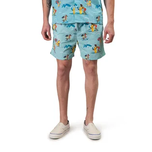 Aimé Leon Dore Block Party Swim Trunks (Blau)