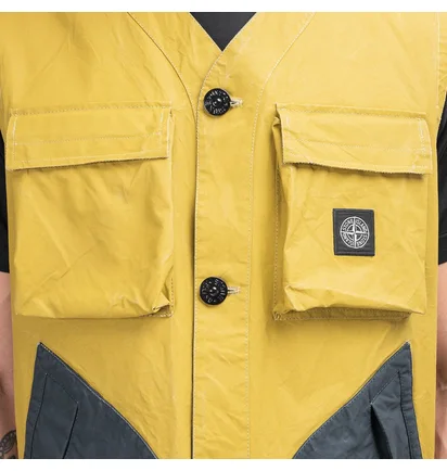 Stone Island Tela Placcata Bicolore Vest (Multi)