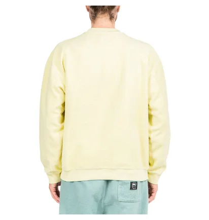 Brain Dead Reverse Fleece Crewneck (Gelb)