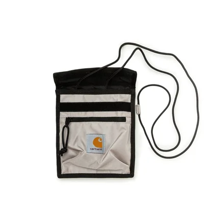 Carhartt WIP Delta Neck Pouch (Cream / Schwarz)