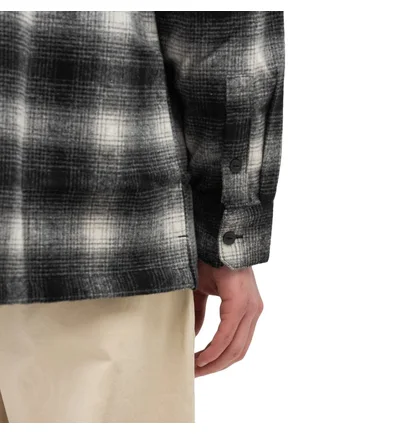 Carhartt WIP L/S Halleck Shirt (Schwarz / Weiß)