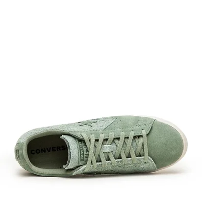 Converse x Earth Tone Suede Pro Leather OX (Blassgrün)
