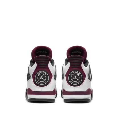 Air Jordan 4 Retro x PSG (Weiß / Bordeaux)