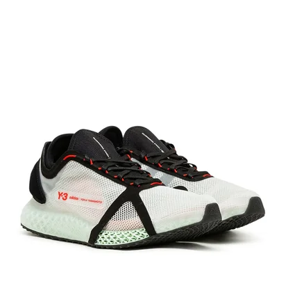 adidas Y-3 Runner 4D IOW (Grau / Schwarz / Rot)