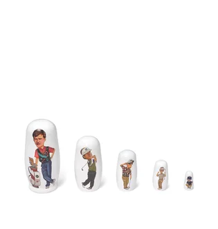 Metalwood Nesting Dolls (Weiss)